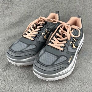 Gravity Defyer GDEFY Athletic Shoes Womens Size 7 Ion Gray Pink Comfort NWT
